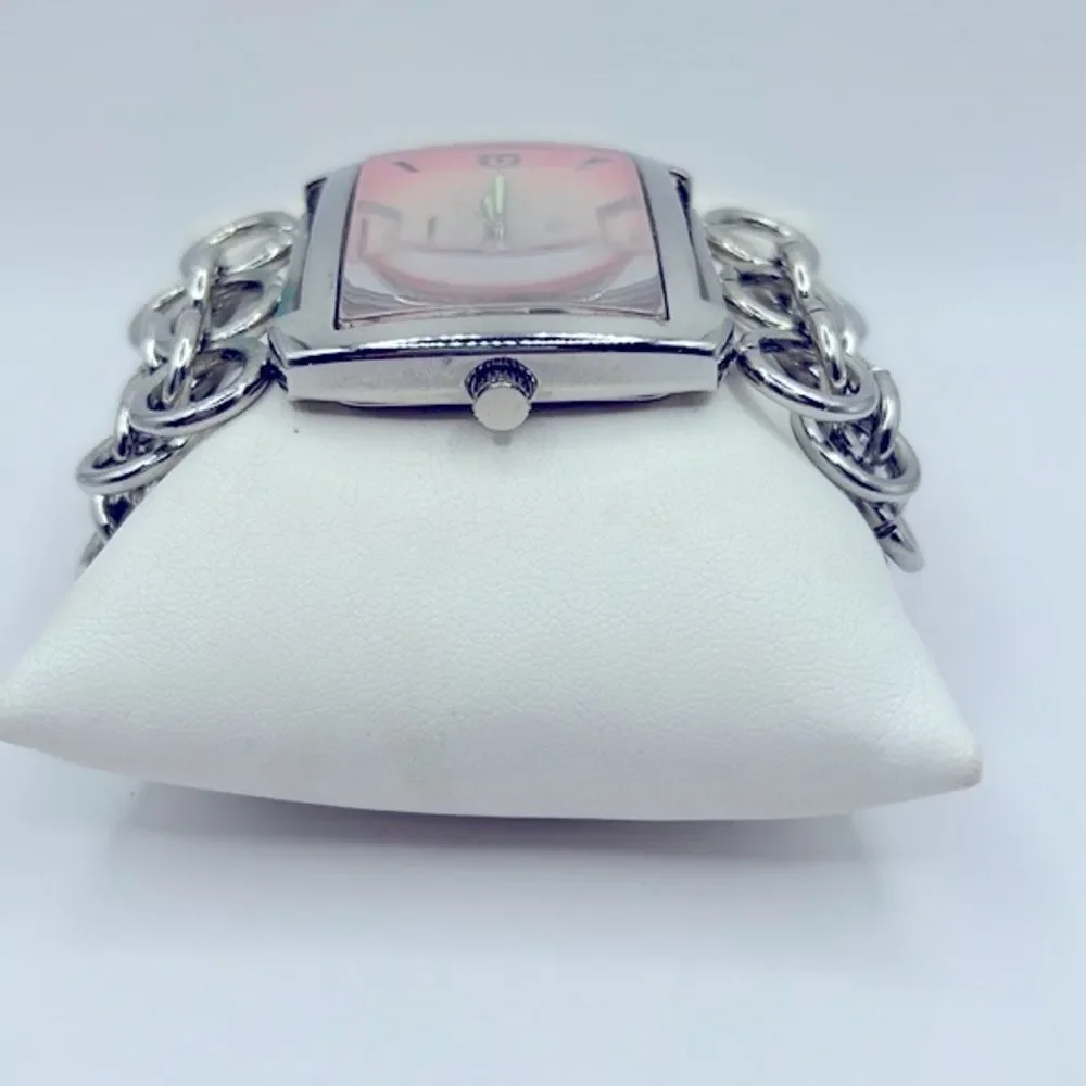 Working! Ladies Denacci Wide Chain Band Easy Read Watch